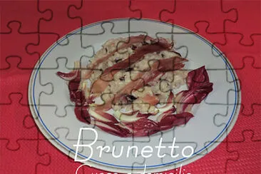 פאזל של Risotto radicchio e speck