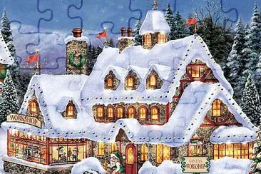 Casa de Papa Noel jigsaw puzzle