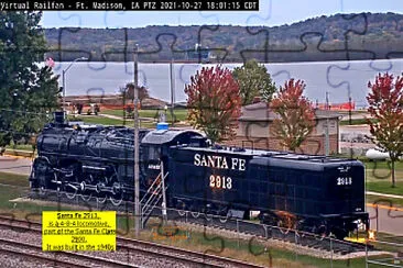 Santa Fe #2913 is a 4-8-4 locomotive jigsaw puzzle