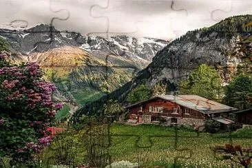 Gimmelwald, Switzerland jigsaw puzzle