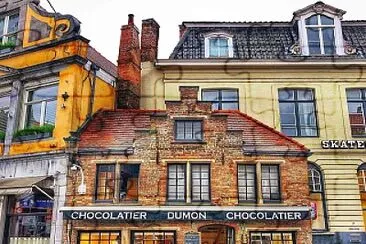 פאזל של Chocolatería en Brujas-Bélgica