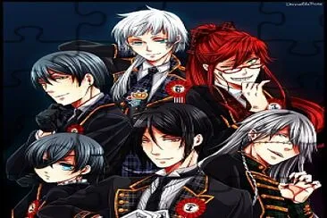 Black Butler characters jigsaw puzzle