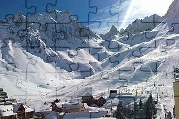 La Mongie Pyrénées jigsaw puzzle