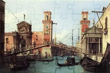 Canaletto Arsenal de Venise jigsaw puzzle