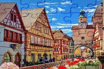 פאזל של Rothenburg Alemania