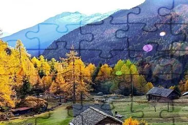 Paisaje alpino jigsaw puzzle