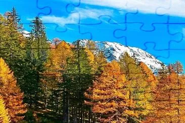 Paisaje alpino jigsaw puzzle