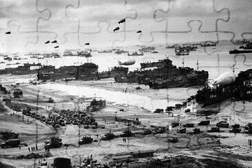 Beach of Norway-WWII jigsaw puzzle