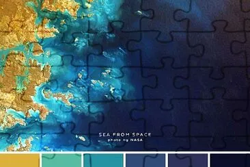 sea colors jigsaw puzzle