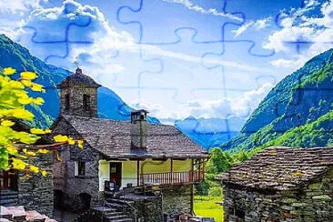 Foroglio, Ticino(Suiza) jigsaw puzzle