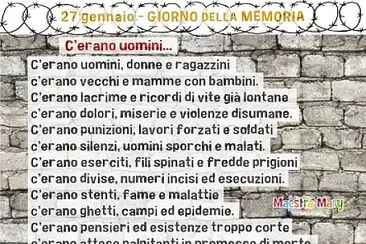 GIORNATA DELLA MEMORIA