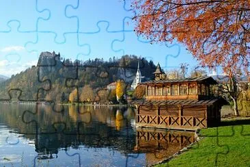 斯洛維尼亞布列德湖 jigsaw puzzle