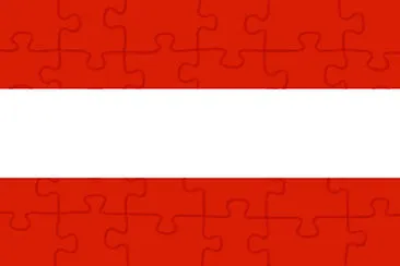 bandeira da Austria jigsaw puzzle