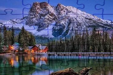 Lago Esmeralda-Canadá jigsaw puzzle