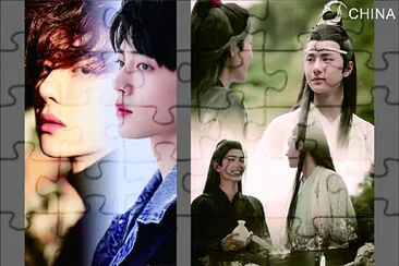 Chinese actor Xiao Zhan / Wang Yibo jigsaw puzzle