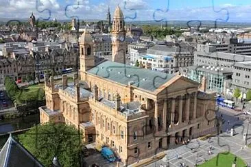 Paisley is a large town situated in the west central Lowlands of Scotland. jigsaw puzzle