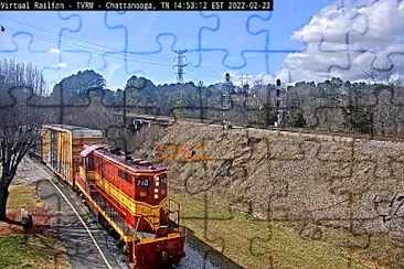 NC and St L #710 repositioning cars at Chattanooga,TN/USA jigsaw puzzle