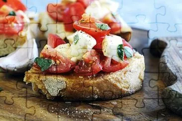 פאזל של bruschetta