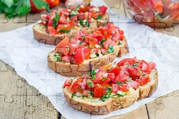 פאזל של bruschetta