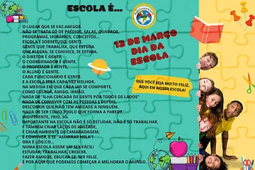 DIA DA ESCOLA jigsaw puzzle