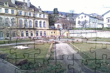 Palais du Peyrou jardins transf jigsaw puzzle