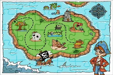 mapa do tesouro 2 jigsaw puzzle