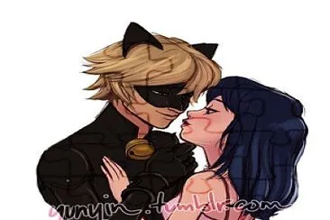 Marinette y Chat noir