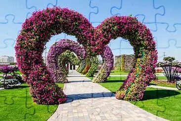 Miracle Garden Corazones jigsaw puzzle