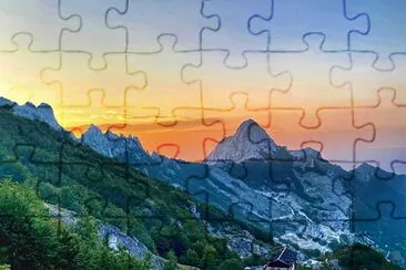 IL PISANINO AL TRAMONTO(APUANE) jigsaw puzzle