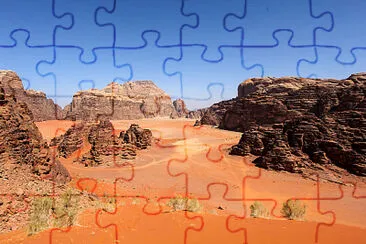 Désert du Wadi Rum-Jordanie jigsaw puzzle