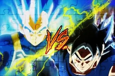 פאזל של goku vs vegeta