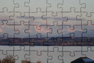 Neuchâtel coucher de soleil jigsaw puzzle