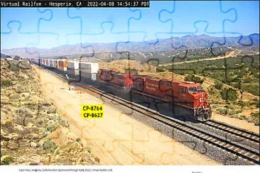 CP-8764 CP-8627 Hesperia,CA/USA desert jigsaw puzzle