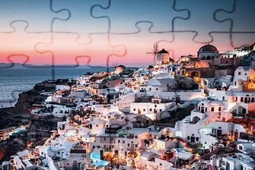 Santorini jigsaw puzzle