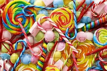 Candy jigsaw puzzle