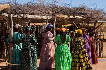 Women in Herero dress