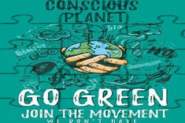 Conscious planet jigsaw puzzle