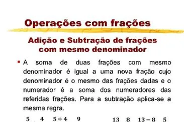 פאזל של Adição e Subtração com frações