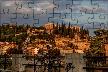 verona sunset jigsaw puzzle