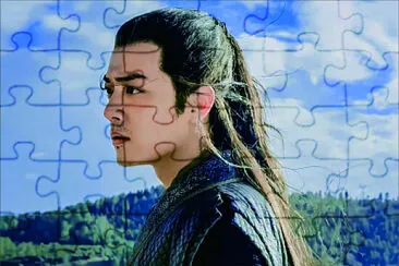 Chinese actor Xiao Zhan jigsaw puzzle