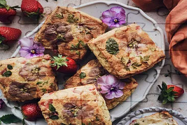 Strawberry Herb Biscuits