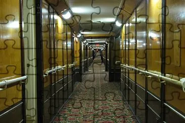 Queen Mary Hotel Cabin Corridor