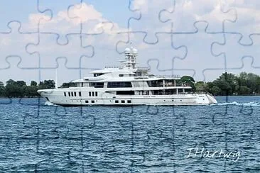 Super yacht New Secret jigsaw puzzle