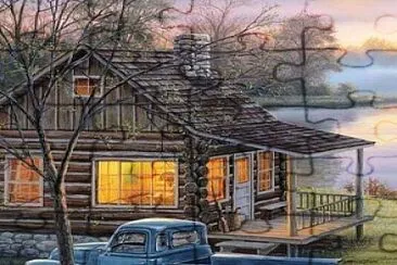 Casa del Lago Vintage jigsaw puzzle