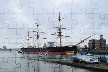 HMS Warrior, Portsmouth jigsaw puzzle