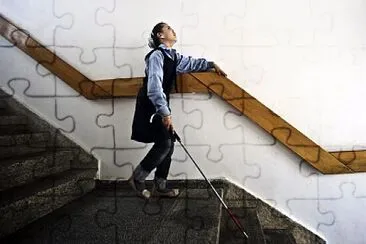 Entorno con escalones jigsaw puzzle