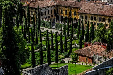 verona giardino giusti jigsaw puzzle