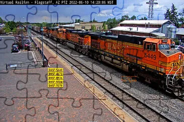 BNSF-5449 BNSF-4673 BNSF-8936 BNSF-5704 BNSF-7079 Flagstaff,AZ/USA jigsaw puzzle