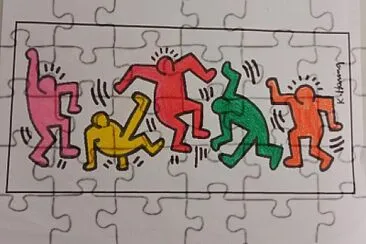 omini di haring jigsaw puzzle