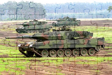 Leopard II 's in action